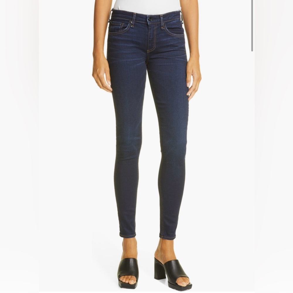 Rag & bone Cate Ankle Skinny Jean in color “Esme” (dark blue), size 29
